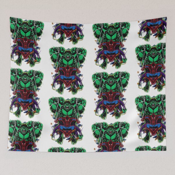 Item preview, Comic Superhero Battle Green Titan And Web Hero Dynamic Action Design designed and sold by SEINENGAPPI18.