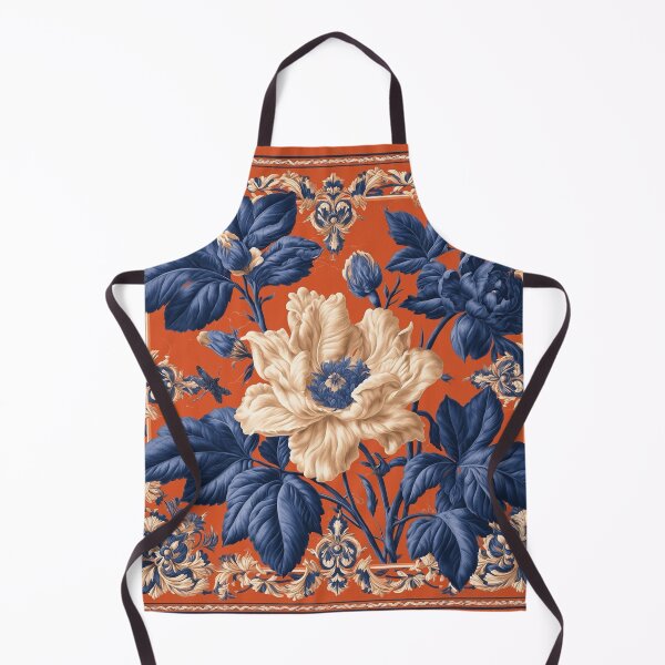 Item preview, Midnight Peony in Burnt Sienna designed and sold by Neural Artifex.