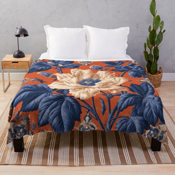 Item preview, Midnight Peony in Burnt Sienna designed and sold by Neural Artifex.