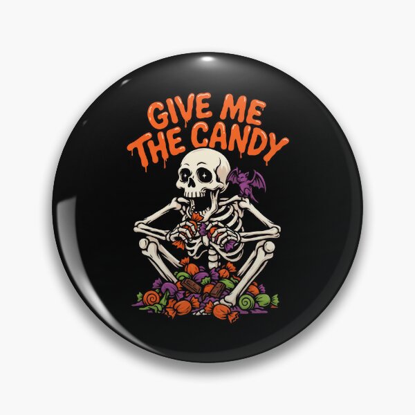 Item preview, Give Me The Candy Skeleton Halloween Gift designed and sold by Say It With Ink.