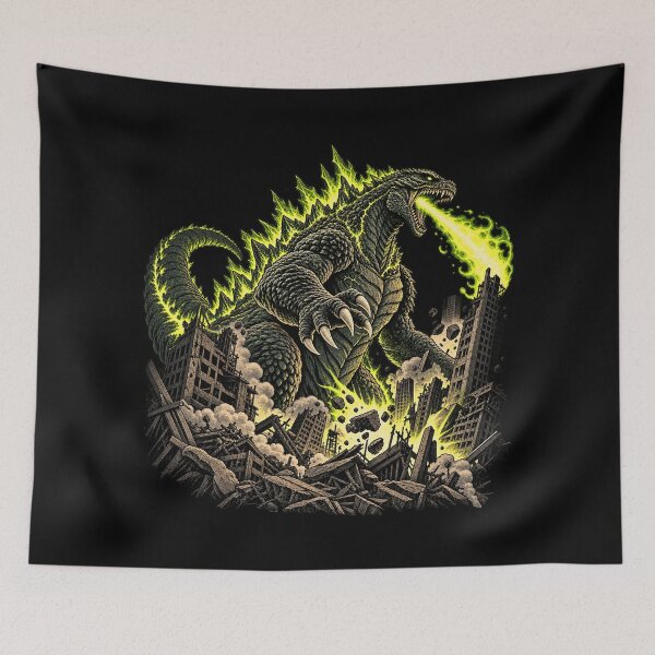 Item preview, Ataque Kaiju de Aliento Atómico de Godzilla designed and sold by Pandaburba.