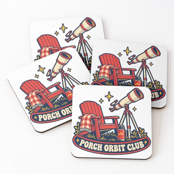 Item preview, Porch Orbit Club Stargazing Badge designed and sold by Chase The Trend.
