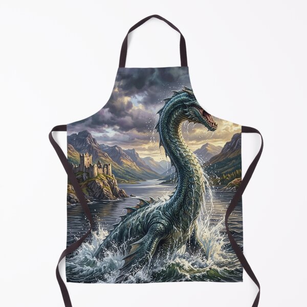 Item preview, Loch Ness Monster - Scottish Legend Art designed and sold by Lucid Dream Pixel.