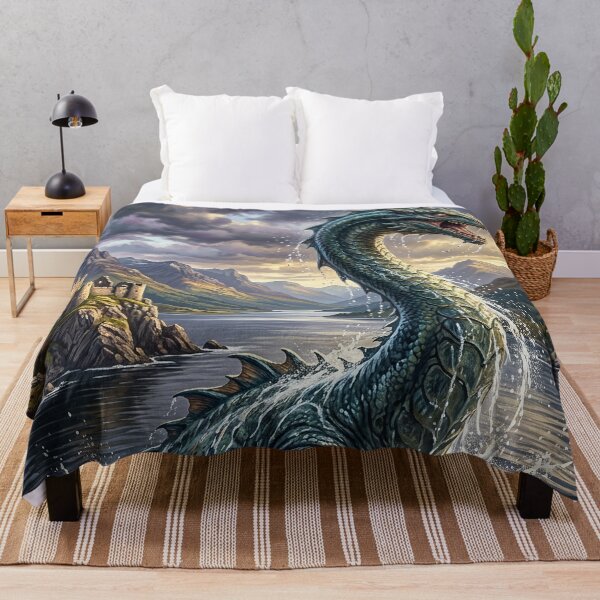 Item preview, Loch Ness Monster - Scottish Legend Art designed and sold by Lucid Dream Pixel.