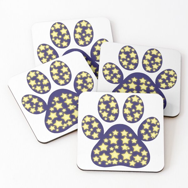 Item preview, Labrador Paw Print Simplicity - Magical Starry Sky designed and sold by Goodthingstree.