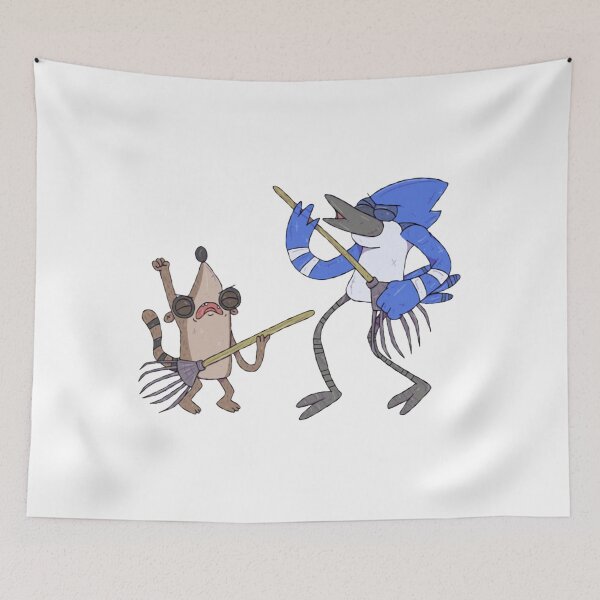 Item preview, Regular Show - Mordecai and Riby Rake Guitars designed and sold by circliqueart.