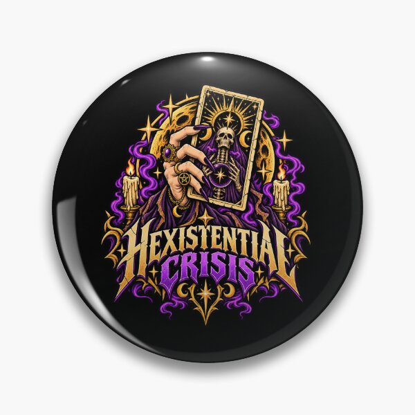 Item preview, Hexistential Crisis Witchy Tarot Humor designed and sold by Pandaburba.