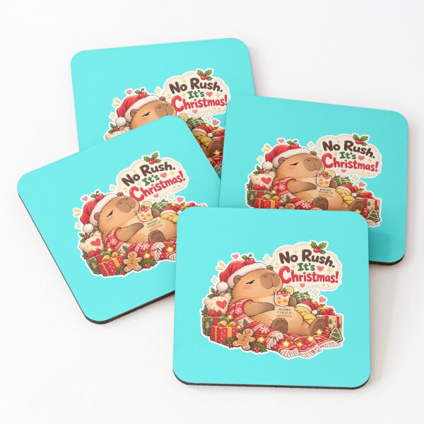 Item preview, NO RUSH. IT'S CHRISTMAS! 2026 BY NAGGINGSTICKERSCO. NAGGING CAPYBARA'S A VERY NAGGING CHRISTMAS! COLLECTION | AQUA Edition | No.01 designed and sold by LaMaisonOfMY.