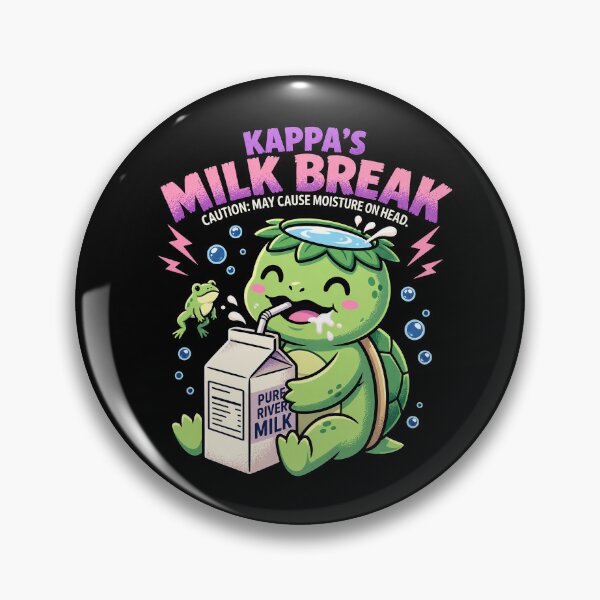 Item preview, Kappa's Milk Break Moisture Warning designed and sold by tollaru.
