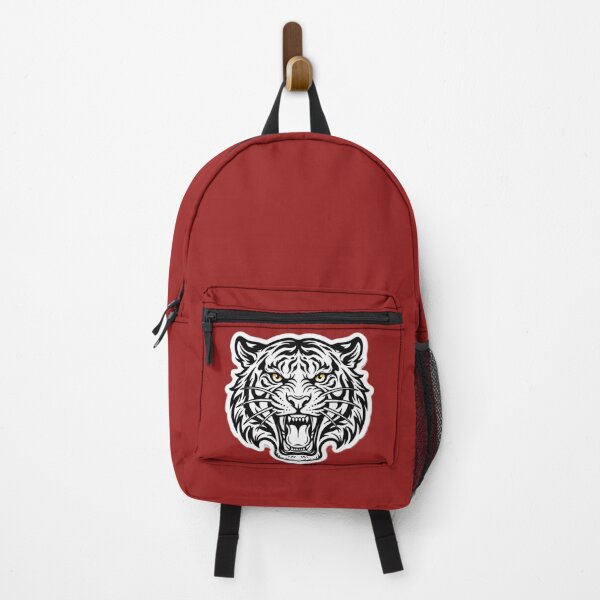 Item preview, Fierce Roaring Tiger Head Line Art Tattoo designed and sold by SnapStickerHub.