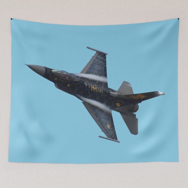 Item preview, F-16 Viper Demo Team Venom Livery Banking Vector Art designed and sold by AfterburnerLab.