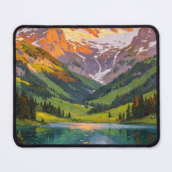 Item preview, Where The Wildflowers Meet The Mountains Gustav Klimt Flower Garden Nature Painting Landscape Scenery Digital Illustration designed and sold by Matt_Smith.