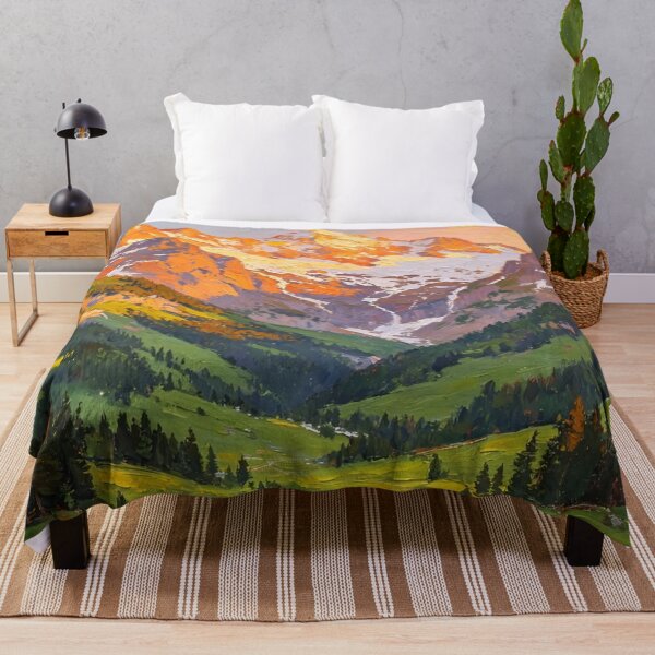 Item preview, Where The Wildflowers Meet The Mountains Gustav Klimt Flower Garden Nature Painting Landscape Scenery Digital Illustration designed and sold by Matt_Smith.
