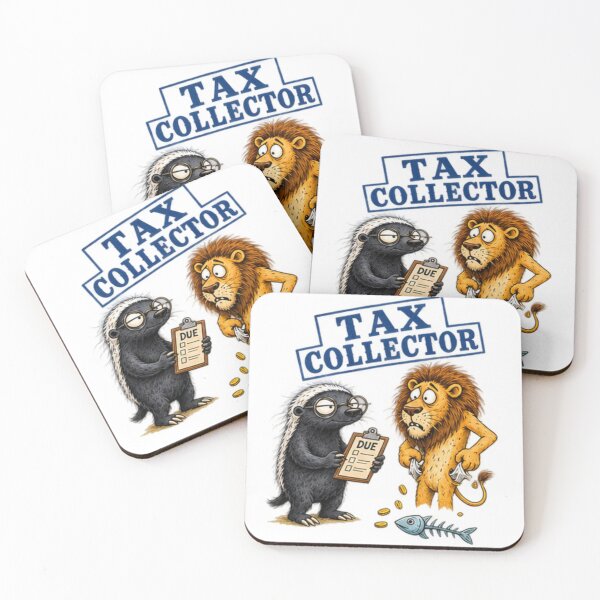 Item preview, Tax Collector Honey Badger And Lion designed and sold by paintingnou.