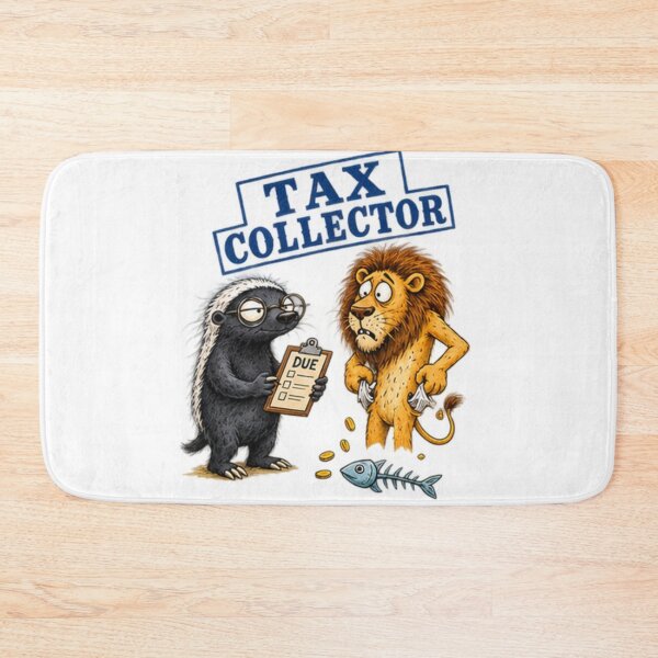 Item preview, Tax Collector Honey Badger And Lion designed and sold by paintingnou.