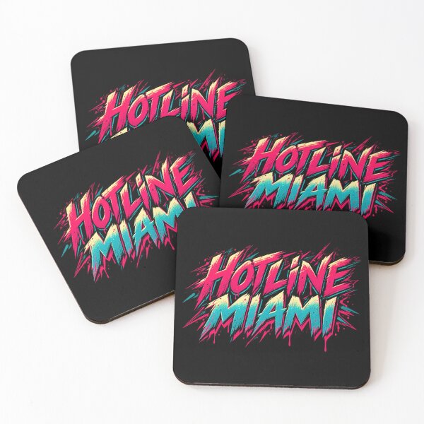Item preview, Hotline Miami Neon Retro Gaming designed and sold by Pandaburba.