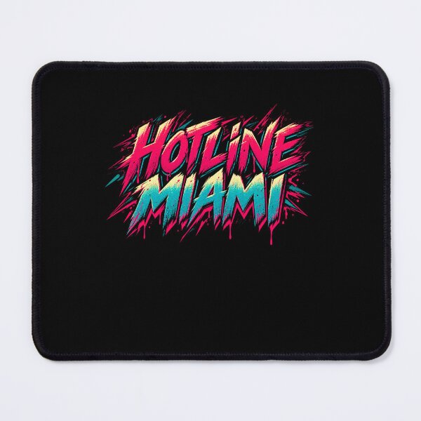 Item preview, Hotline Miami Neon Retro Gaming designed and sold by Pandaburba.