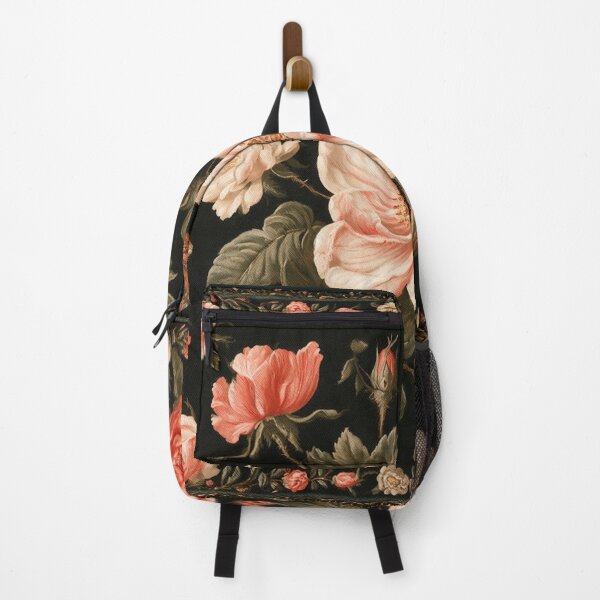 Item preview, Blush Roses After Dark | Vintage Floral on Black designed and sold by Neural Artifex.