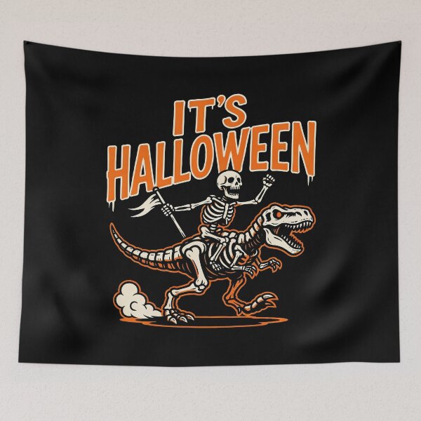 Item preview, It's Halloween T-Rex Skeleton Halloween Gift designed and sold by Say It With Ink.