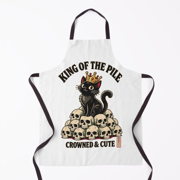 Item preview, King Of The Pile Crowned Cat designed and sold by tollaru.