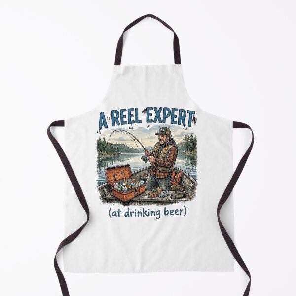 Item preview, A Reel Expert At Drinking Beer – Funny Fishing/Redneck designed and sold by GraceMadeArt.
