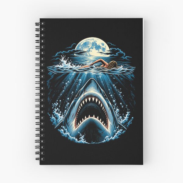 Item preview, Jaws Great White Shark Ocean Horror designed and sold by Pandaburba.