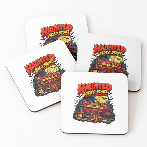 Item preview, Haunted Video Store Retro 80s designed and sold by gabicoutodesign.