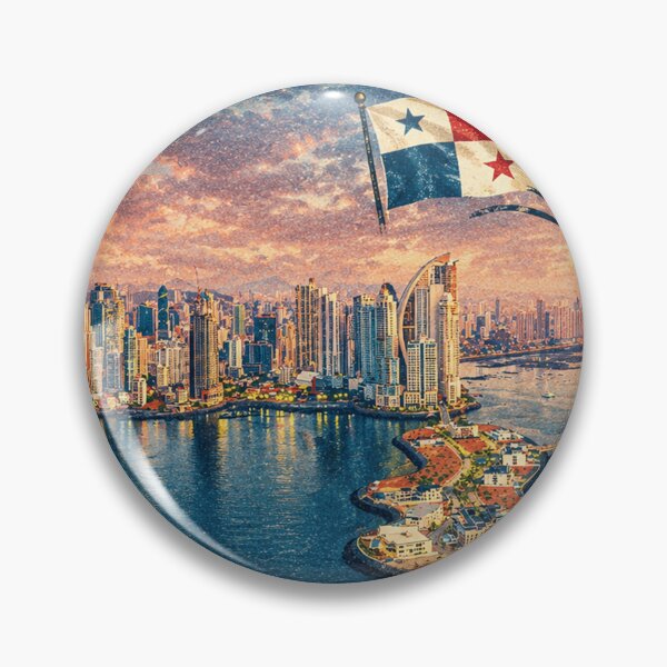 Item preview, Panama City, Panama – Vintage Travel Art designed and sold by HaydenMillepied.