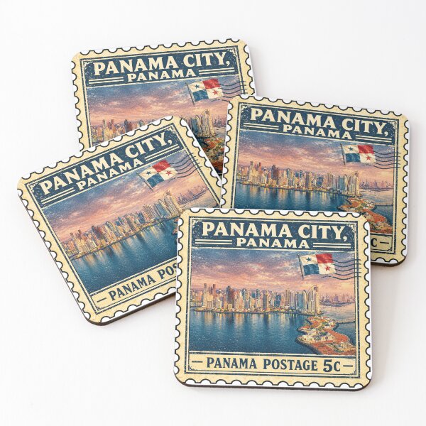 Item preview, Panama City, Panama – Vintage Travel Art designed and sold by HaydenMillepied.