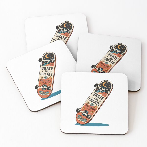 Item preview, Skate and Create. Vintage Skateboard Graphic Design. designed and sold by MyHappyArtShop.