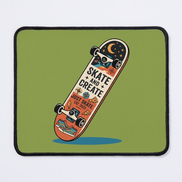 Item preview, Skate and Create. Vintage Skateboard Graphic Design. designed and sold by MyHappyArtShop.