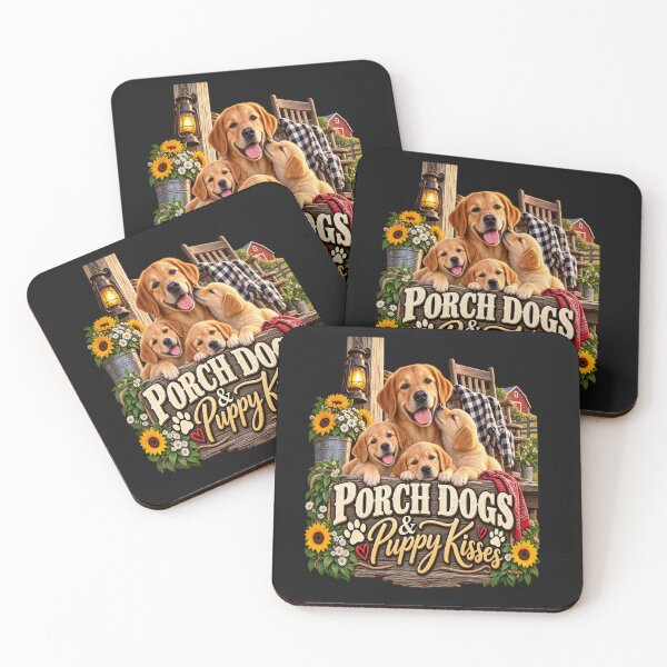 Item preview, Porch Dogs & Puppy Kisses designed and sold by PawPlanetPro.