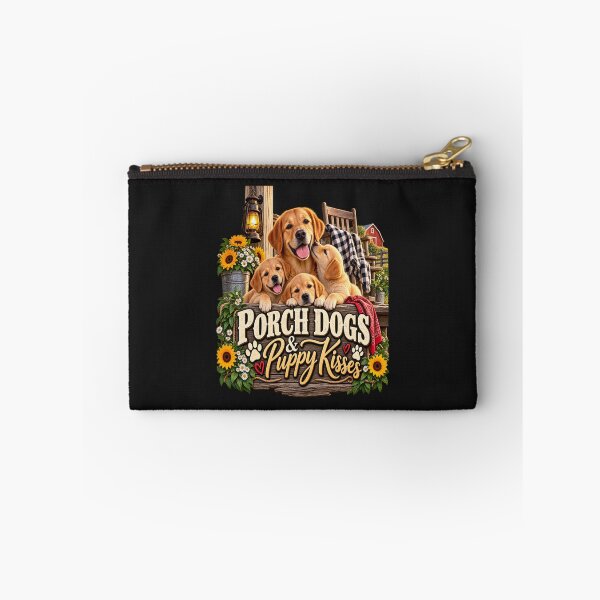 Item preview, Porch Dogs & Puppy Kisses designed and sold by PawPlanetPro.