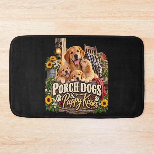 Item preview, Porch Dogs & Puppy Kisses designed and sold by PawPlanetPro.