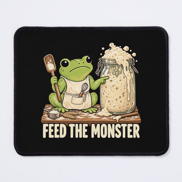 Item preview, Retro 90s Manga Sourdough Baker Feed The Beast Wild Yeast Graphic Description: designed and sold by lamiarte.