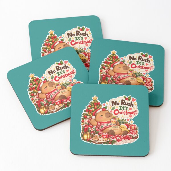 Item preview, NO RUSH. IT'S CHRISTMAS! 2026 BY NAGGINGSTICKERSCO. NAGGING CAPYBARA'S A VERY NAGGING CHRISTMAS! COLLECTION | GREEN Edition | No.02 designed and sold by LaMaisonOfMY.
