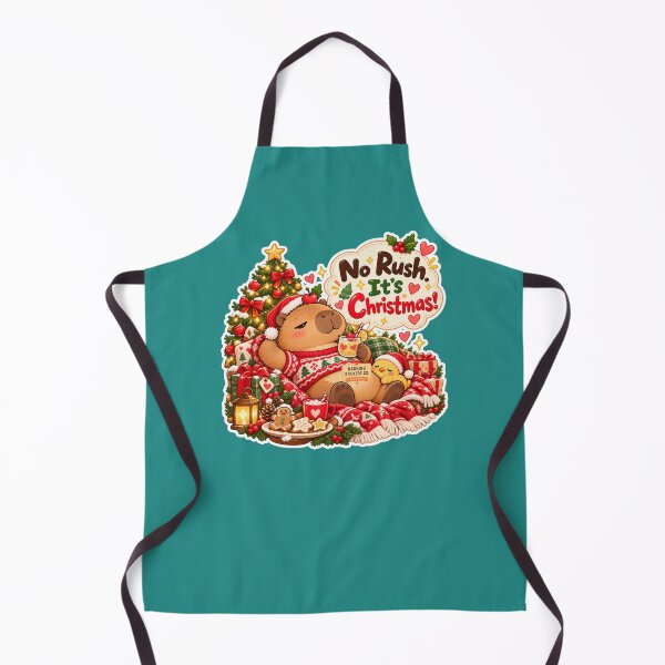 Item preview, NO RUSH. IT'S CHRISTMAS! 2026 BY NAGGINGSTICKERSCO. NAGGING CAPYBARA'S A VERY NAGGING CHRISTMAS! COLLECTION | GREEN Edition | No.02 designed and sold by LaMaisonOfMY.