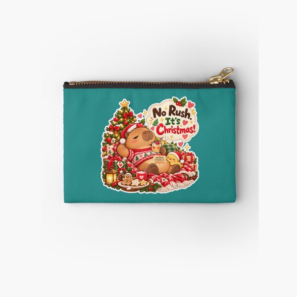 Item preview, NO RUSH. IT'S CHRISTMAS! 2026 BY NAGGINGSTICKERSCO. NAGGING CAPYBARA'S A VERY NAGGING CHRISTMAS! COLLECTION | GREEN Edition | No.02 designed and sold by LaMaisonOfMY.