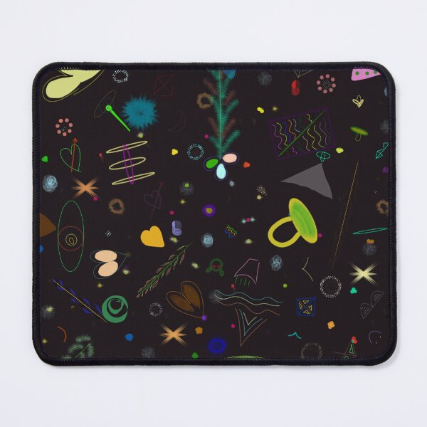 Item preview, Dark cosmic space doodles seamless pattern designed and sold by Bywithrose instant studio.