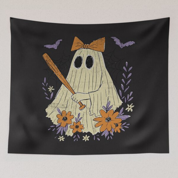 Item preview, Cute Halloween Ghost Girl With Bow designed and sold by Studio Bootleg.