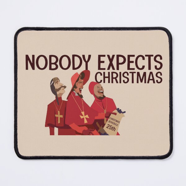 Item preview, Nobody Expects Christmas Inquisition Holiday designed and sold by Retr0Tshirts.