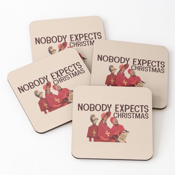 Item preview, Nobody Expects Christmas Inquisition Holiday designed and sold by Retr0Tshirts.