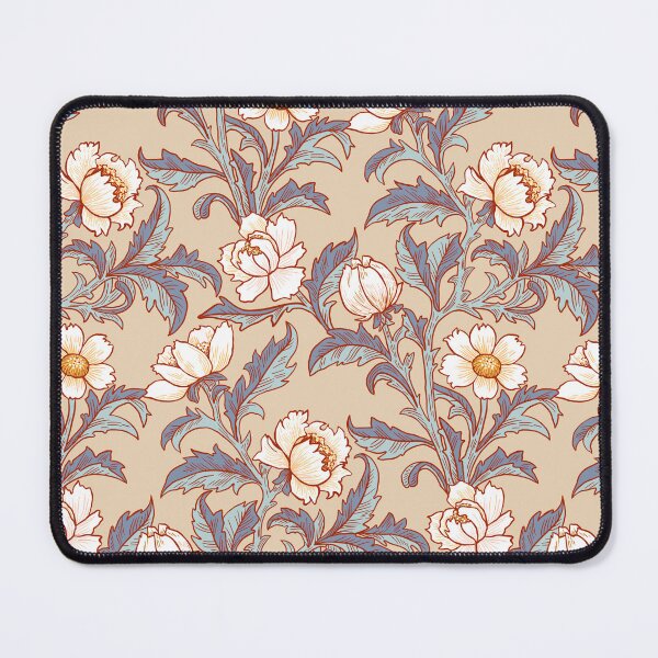 Item preview, Granny Couch Floral - William Morris Inspired - Soft Beige designed and sold by TigaTiga.