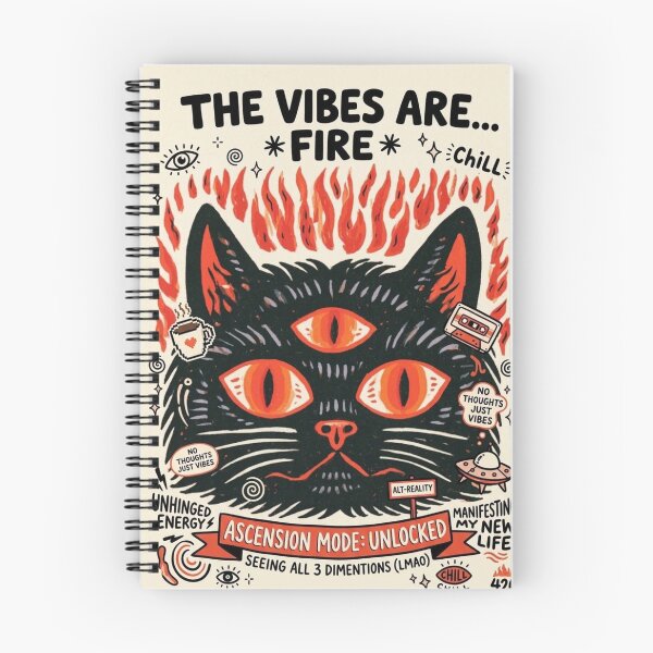 Item preview, A Purr-fectly Roasted Cassette Cafe: Three Eyes on the Fire-Chill Prize designed and sold by Print Fiction.