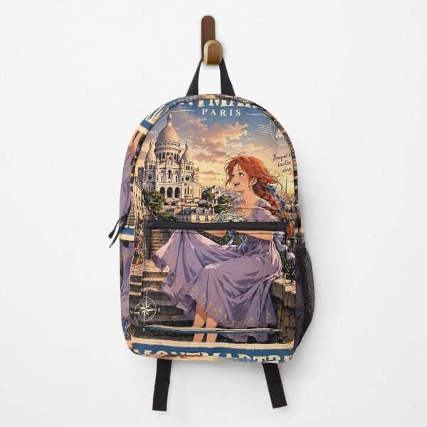 Item preview, France — Sacré-Cœur Basilica — A Romantic Sunset Above the Rooftops of Paris designed and sold by DibujandoPorfa.