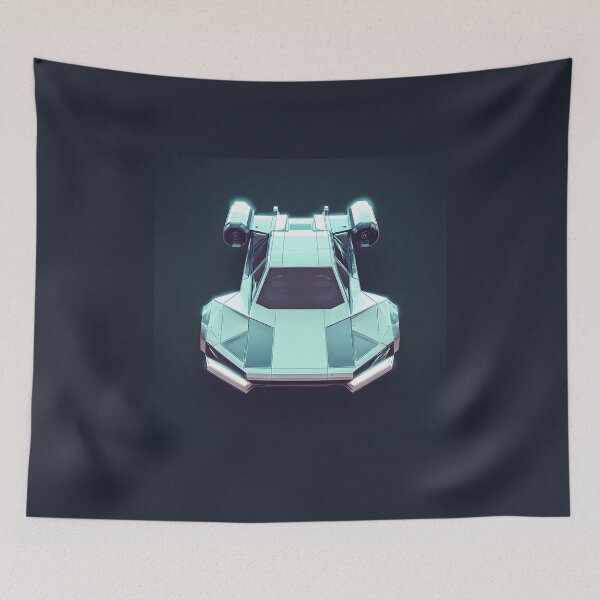 Item preview, Retro Flying Car, 3d Render, Cool Steel designed and sold by Checho30.