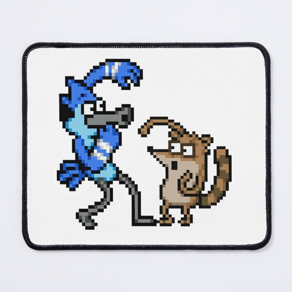 Item preview, REGULAR SHOW - PIXEL MORDECAI & RIGBY designed and sold by circliqueart.