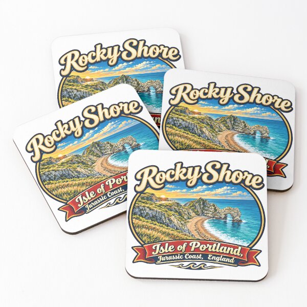 Item preview, Rocky Shore On The Isle Of Portland, Jurassic Coast, England - Travel Art designed and sold by HaydenMillepied.