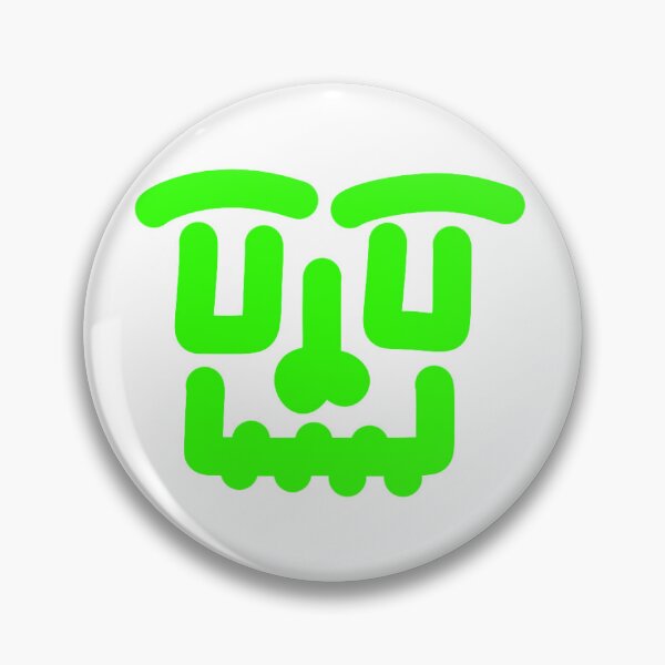 Item preview, Neon Green Goofy Doodle Face designed and sold by felipemaldonadoart.