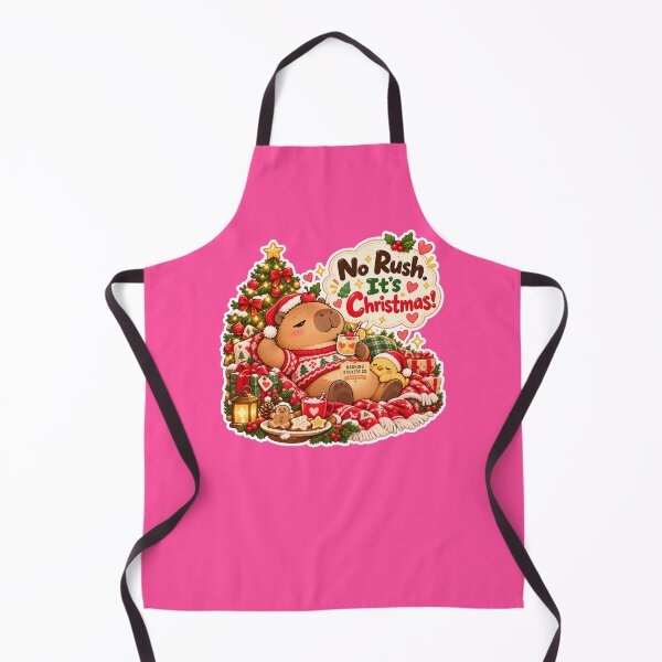 Item preview, NO RUSH. IT'S CHRISTMAS! 2026 BY NAGGINGSTICKERSCO. NAGGING CAPYBARA'S A VERY NAGGING CHRISTMAS! COLLECTION | ELECTRIC PINK Edition | No.02 designed and sold by LaMaisonOfMY.